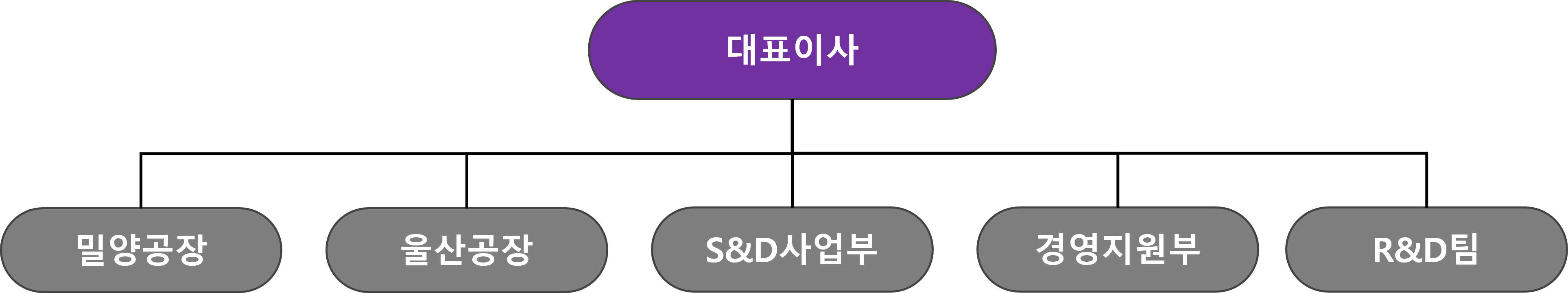 KG에코솔루션 조직도